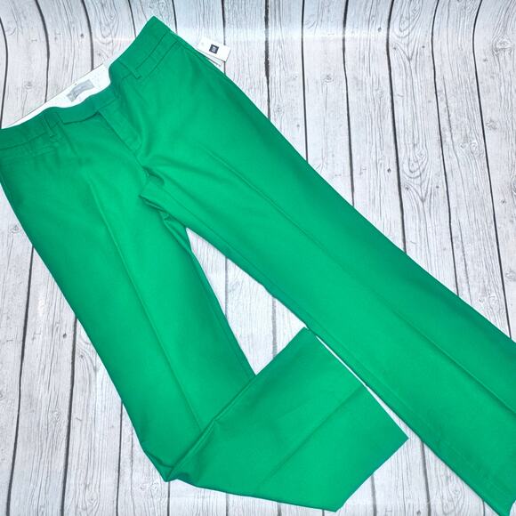 NWT Gap Modern Bootcut Green Dress Pants Size 10 Regular - Picture 1 of 5